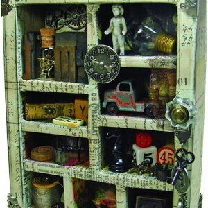 Tim Holtz Idea-Ology Configurations Shadow Box, 6.75"X8.75", 9 Compartments